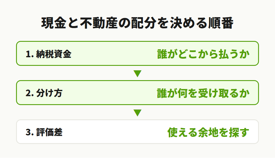 配分を決める順番